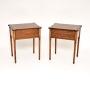 Pair of  Burr Walnut Side Tables