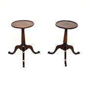 Pair Of Antique Georgian Mahogany Wine Table
