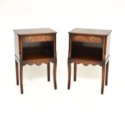 Pair Of Antique Georgian Style Mahogany Bedsides