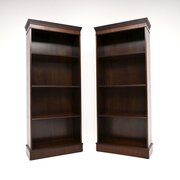 Pair Of Antique Georgian Style Mahogany Bookcases