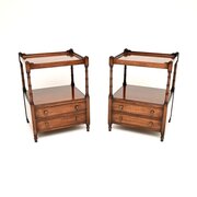 Pair Of Antique Georgian Style Mahogany Tables