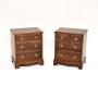 Pair of Antique Mahogany Bedside Chests