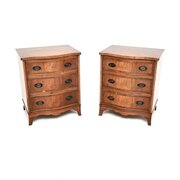 Pair Of Antique Mahogany Bedside Chests