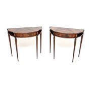Pair Of Antique Mahogany Regency Style Side Tables