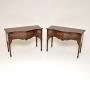 Pair of Antique Mahogany Server Console Tables