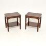 Pair of Mahogany Side Tables
