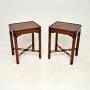 Pair of  Mahogany Side Tables
