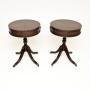 Pair of Antique Regency Style Mahogany Side Tables