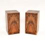 Pair of Art Deco Burr Walnut Bedside Cabinets