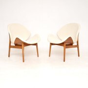 Pair Of Danish Vintage Lounge Chairs By Hans Olsen