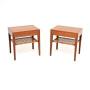 Pair of Danish Vintage Teak Side Tables