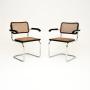 Pair of Italian Cesca Dining Chairs by Arrben
