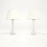 Pair Of Large Vintage Swedish Table Lamps