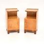 Pair of Swedish Art Deco Bedside Cabinets