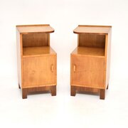 Pair Of Swedish Art Deco Bedside Cabinets