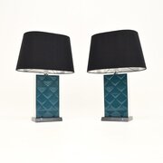 Pair Of Toblerone Table Lamps By Oitoemponto