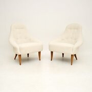 Pair Of Vintage Armchairs By Kerstin Holmquist