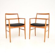 Pair Of Vintage Danish Armchairs By Arne Vodder