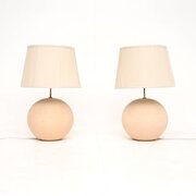 Pair Of Vintage French Ceramic Lamps