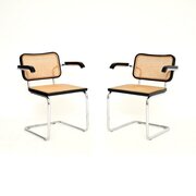 Pair Of Vintage Italian Cesca Dining Chairs