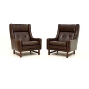 Pair of Vintage Leather Armchairs