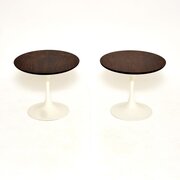 Pair Of Vintage Rosewood Tulip Side Tables