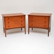 Pair Of Vintage Teak Chests Of Drawers
