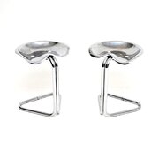 Pair Of Vintage Tractor Stools By Rodney Kinsman