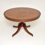 Regency Style Leather Top Dining / Centre Table