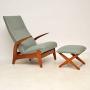 Rock ‘n’ Rest Armchair & Stool by Rastad & Relling