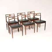 Set of Six Danish Rosewood Model 94 Dining Chairs