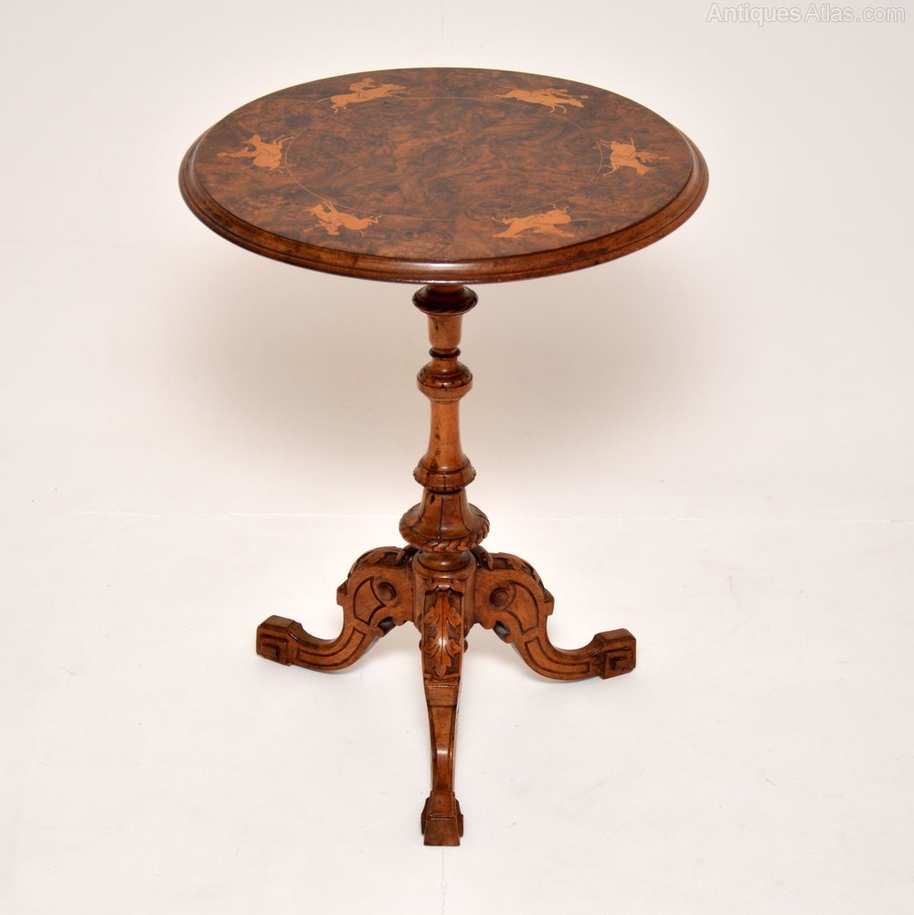 Victorian Burr Walnut Occasional Side Table Antiques Atlas