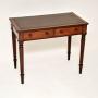 Victorian Mahogany Leather Top Writing Table