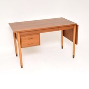 Vintage Danish Drop Leaf Desk By Borge Mogensen