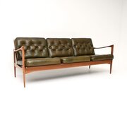 Vintage Danish Leather Candidate Sofa