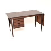 Vintage Danish Rosewood Drop Leaf Desk