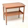Vintage Danish Teak Drinks Trolley