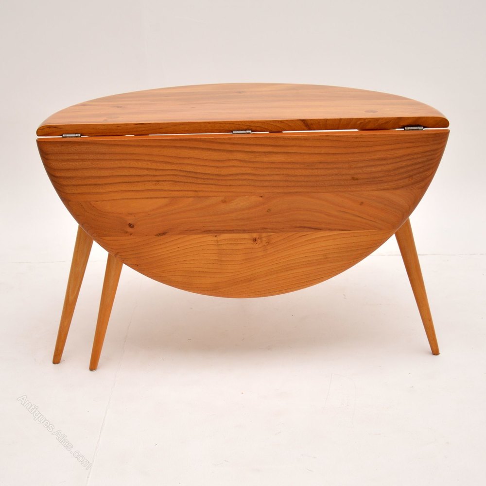 Antiques Atlas Vintage Ercol Drop Leaf Coffee Table In Elm