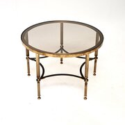 Vintage French Brass Coffee Table