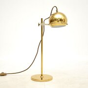 Vintage French Brass Desk Lamp