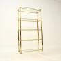 Vintage French Brass Display Cabinet