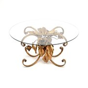 Vintage Gilt Metal Coffee Table By Hans Kogl