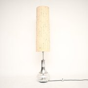Vintage Glass And Chrome Lamp By Doria Leuchten