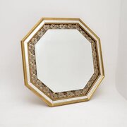 Vintage Hollywood Regency Style Back Lit Mirror