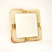 Vintage Hollywood Regency Style Back Lit Mirror