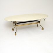 Vintage Italian Brass Dining Table