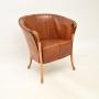Vintage Italian Leather Armchair