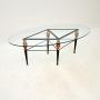 Vintage Italian Steel and Copper Coffee Table
