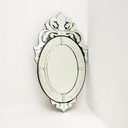 Vintage Italian Venetian Murano Glass Mirror