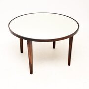 Vintage Mirrored Rosewood Coffee Table